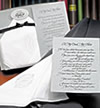Personalized Gift for Man, monogram handkerchief and customized gift card